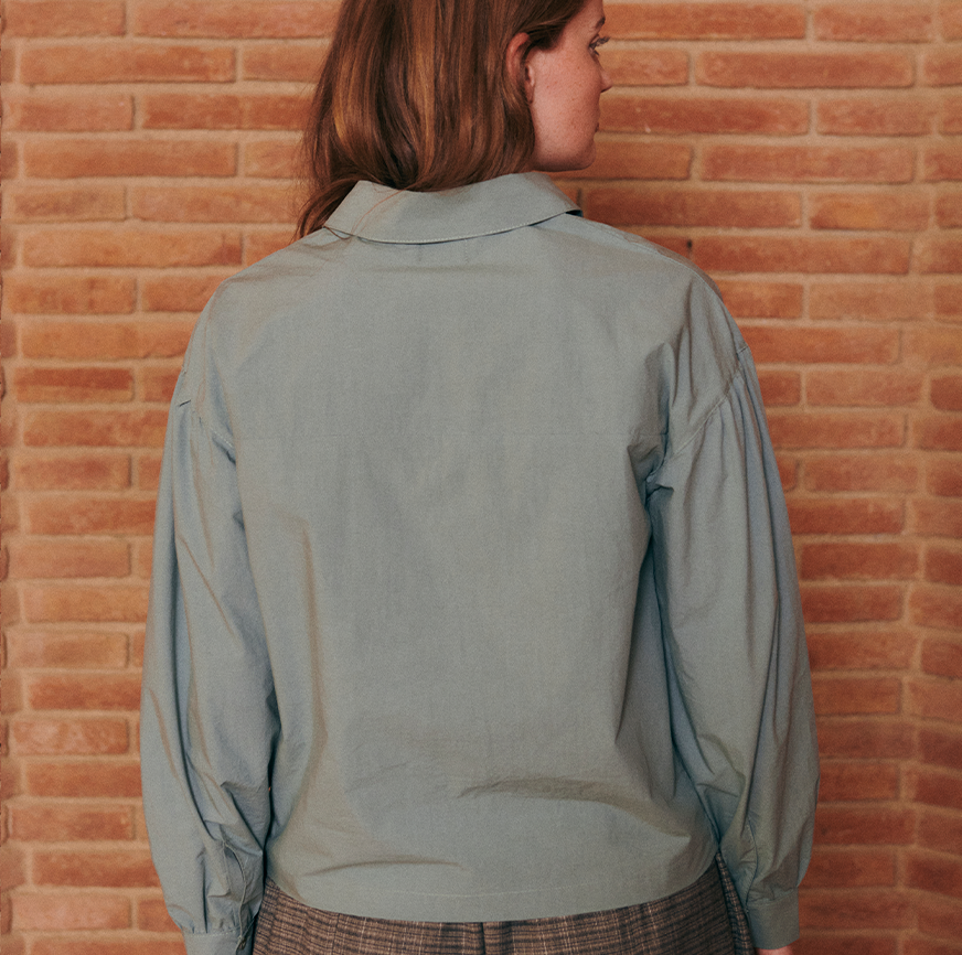 KIT DA CUCITO CAMICETTA TOVE BLU OCEANO