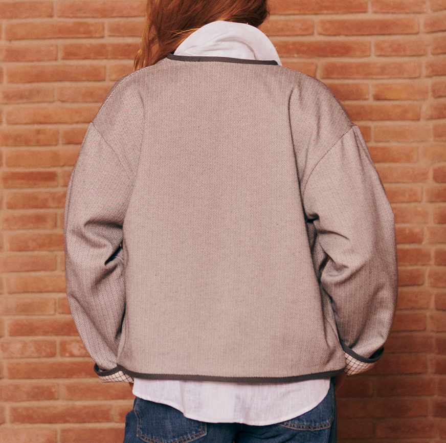 KIT COSTURA CHAQUETA JUNO ANTRACITA