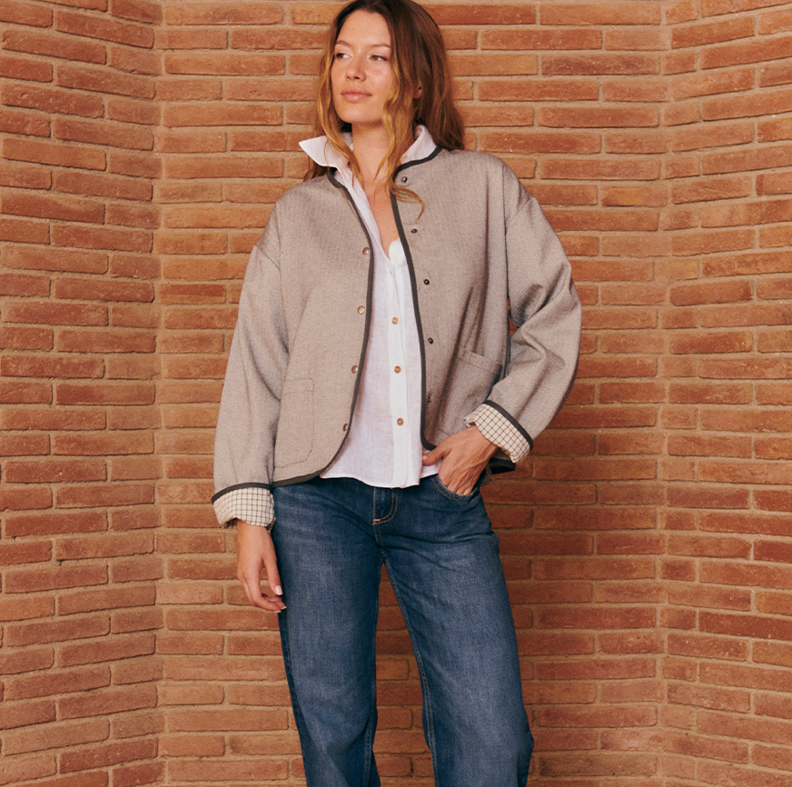 KIT COSTURA CHAQUETA JUNO ANTRACITA