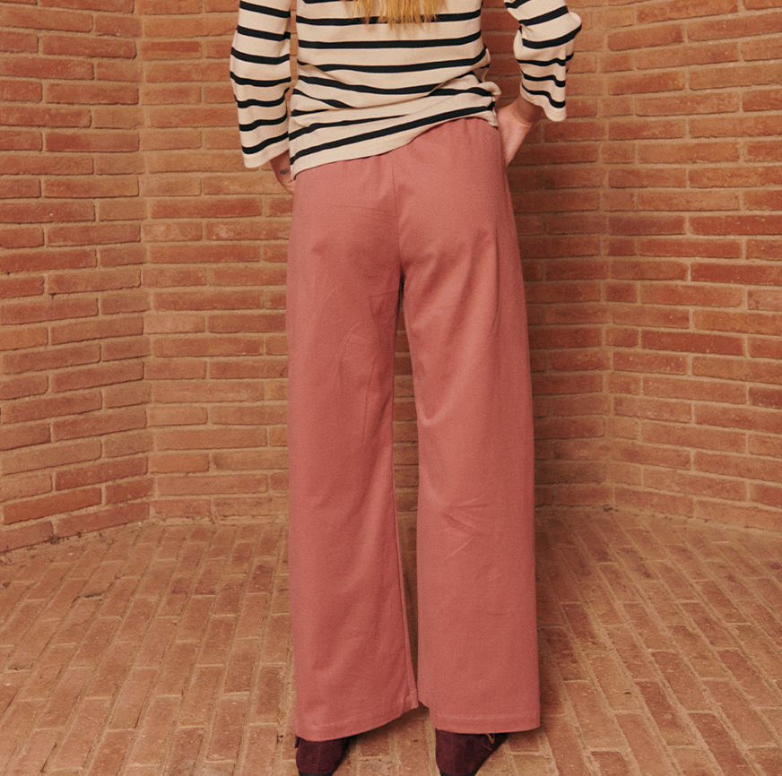 KIT DA CUCITO PANTALONI CLARA ROSA