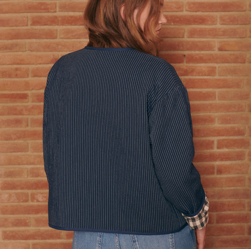 KIT DE COUTURE VESTE JUNO NAVY