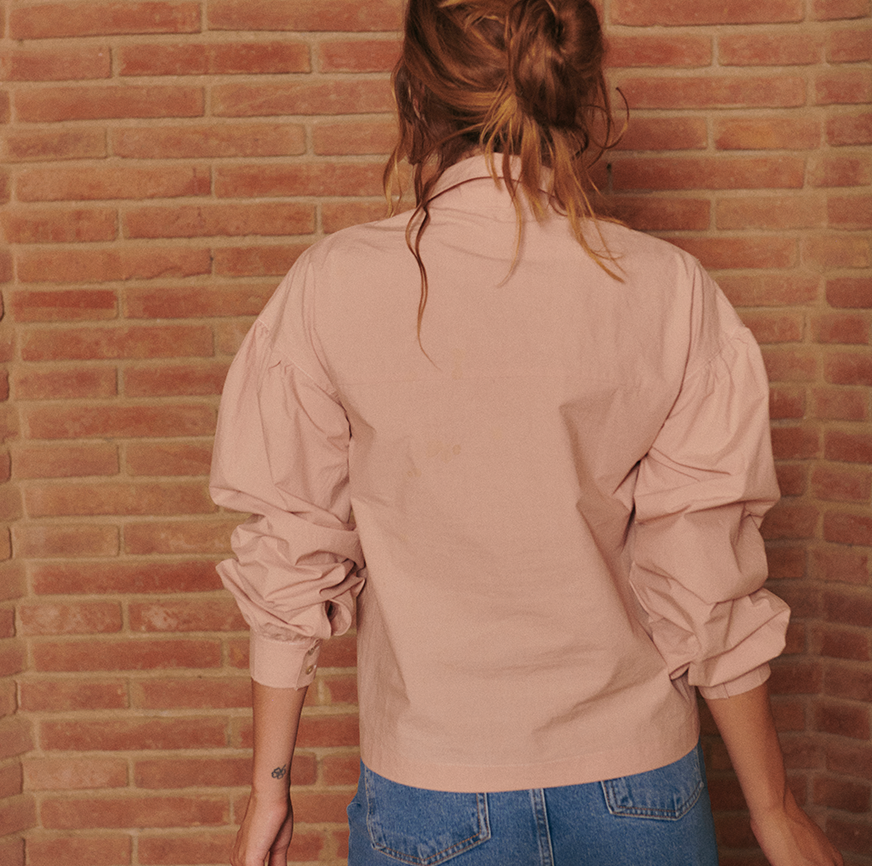 KIT DE COUTURE BLOUSE BLOUSE TOVE ROSE PÂLE