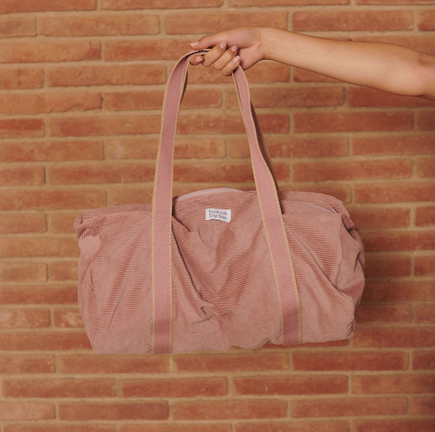 KIT DA CUCITO BORSA DA VIAGGIO JONES ROSA PALLIDO