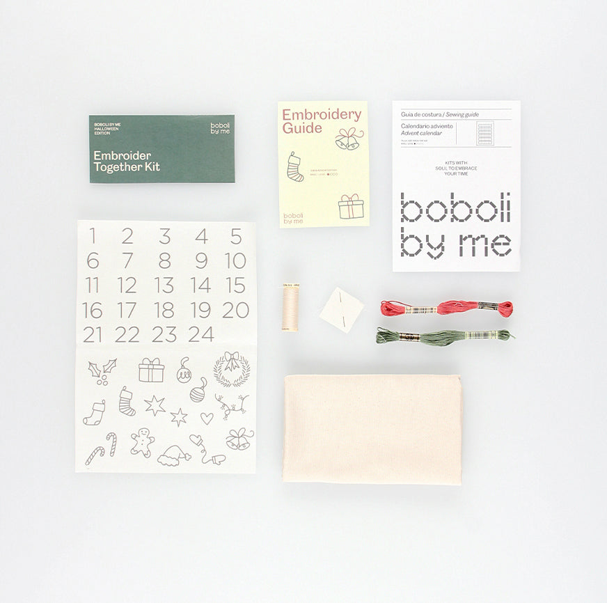 KIT DE COUTURE ET BRODERIE CALENDRIER DE L&