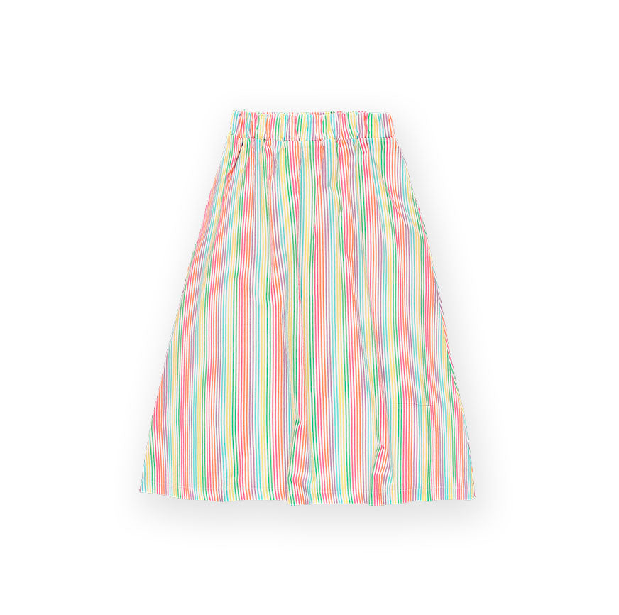 AGATHA MULTICOLOR STRIPED MIDI SKIRT SEWING KIT