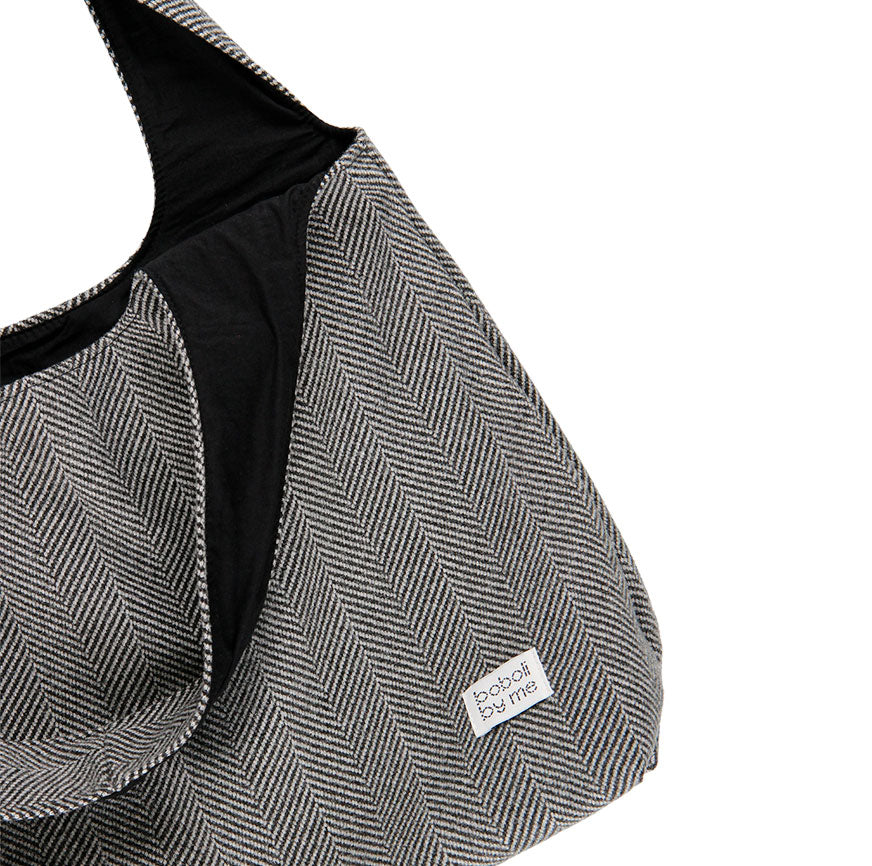 SEWING KIT ALICIA BAG GRAY HERRINGBONE