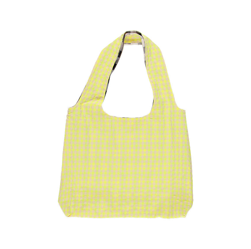 SEWING KIT ALICIA BAG BLACK AND FLUORESCENT CHECKERED