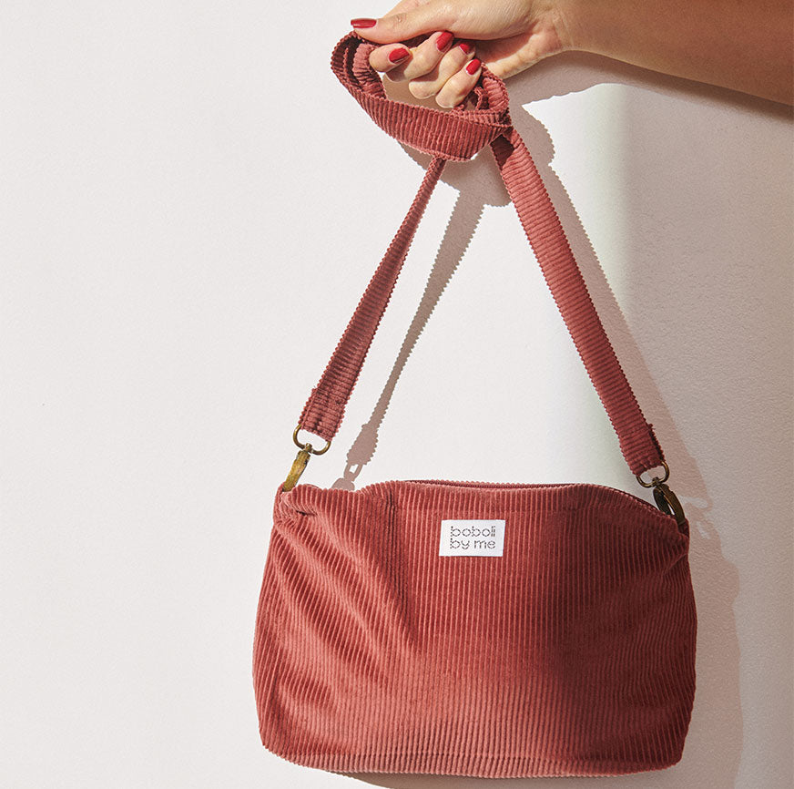 ANNIE CORDUROY BAG SEWING KIT TERRACOTTA