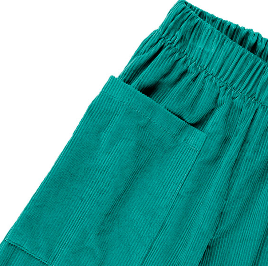 KIT DA CUCITO PER PANTALONI VERDE MUSCHIO CHIARO