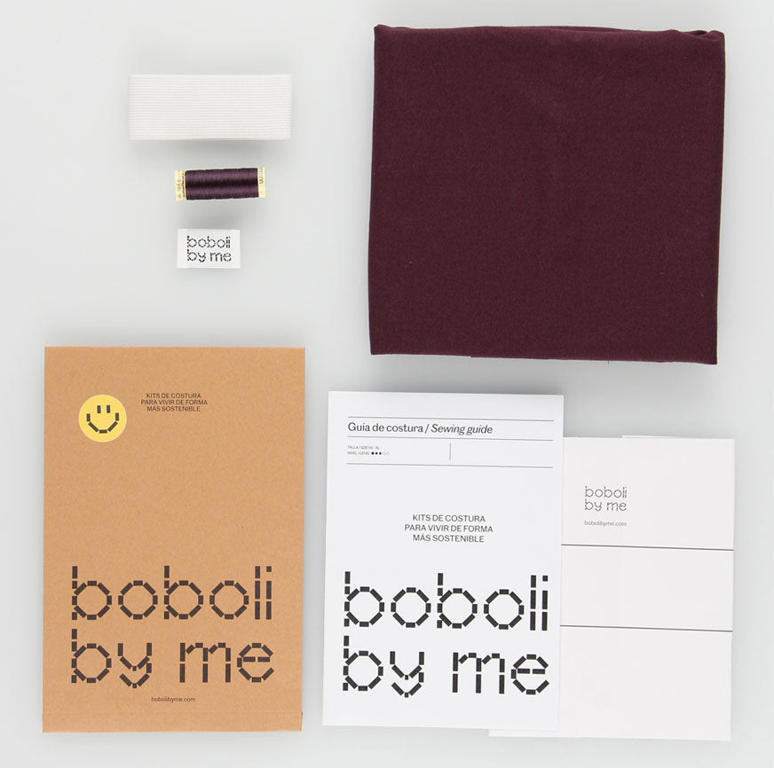 KIT COUTURE PANTALON CLARA AUBERGINE