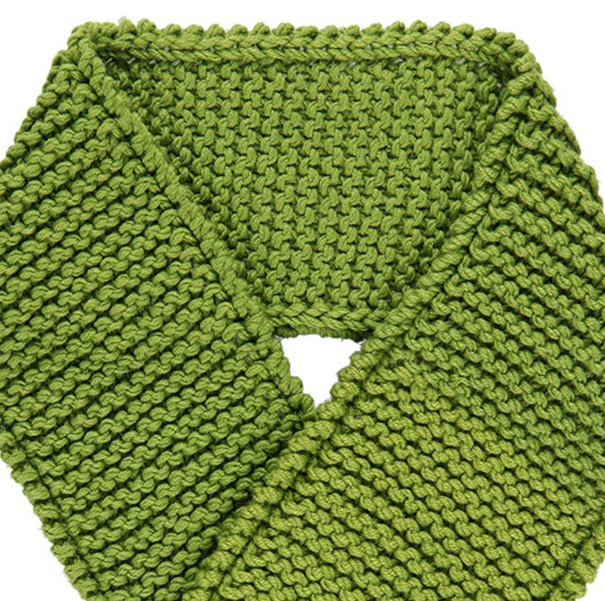 KIT POUR TRICOTER LE FOULARD EILA VERT