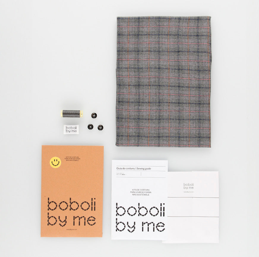 KIT DE COUTURE ROBE ELLA GRIS