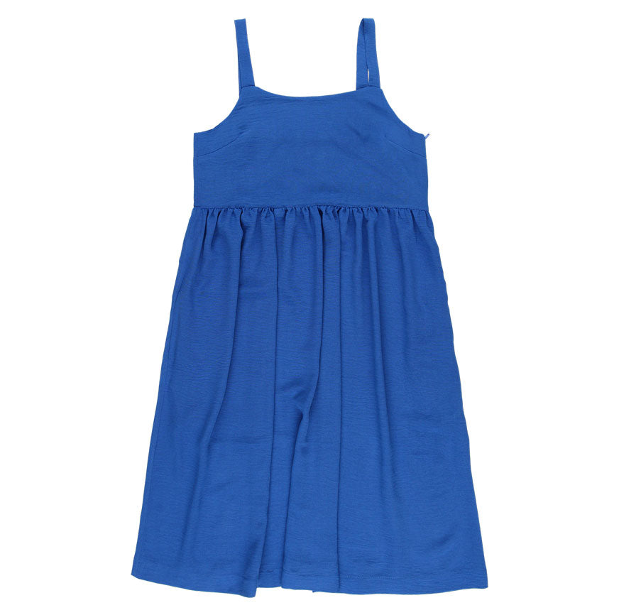 KIT COSTURA VESTIDO TIRANTES MIDI ELSA AZUL KLEIN