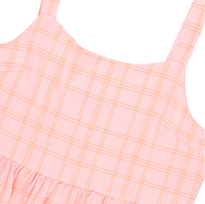 KIT DE COUTURE ROBE MIDI À BRETELLES ROSE ELSA