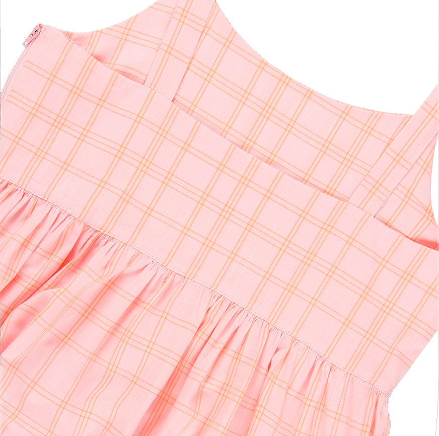 KIT DE COUTURE ROBE MIDI À BRETELLES ROSE ELSA