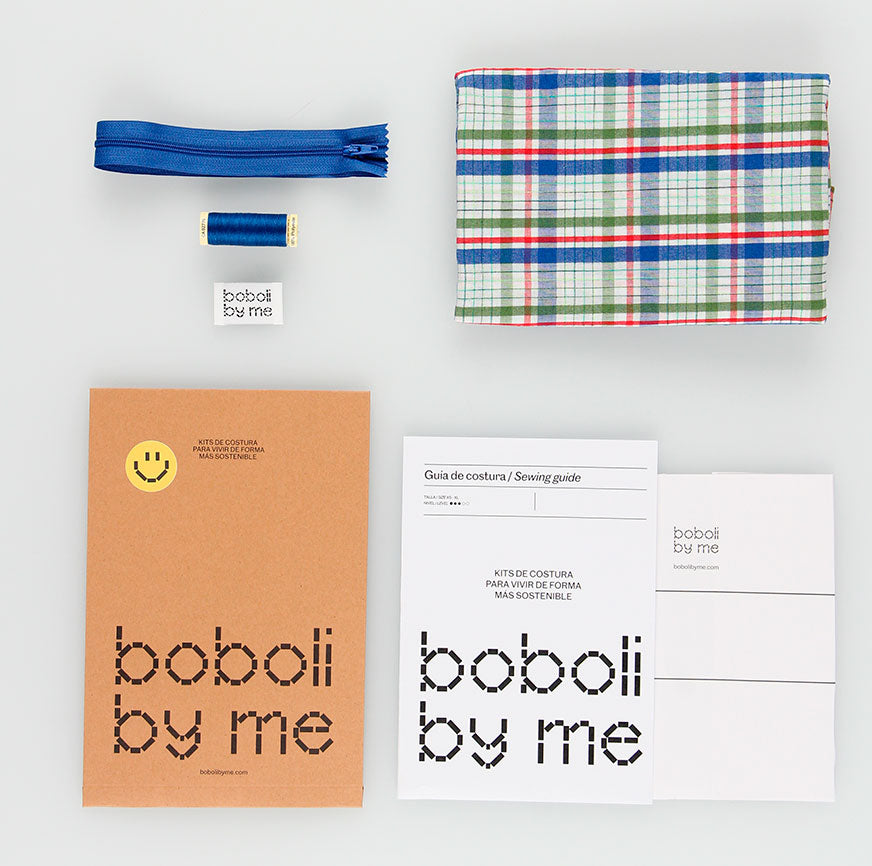 SEWING KIT MIDI STRAP DRESS ELSA MULTICOLOR