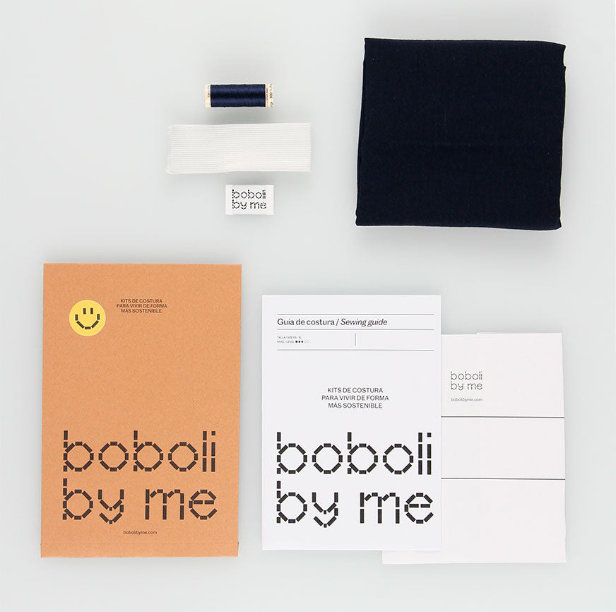 KIT DE COUTURE DE PANTALON ELVIRA BLEU MARINE