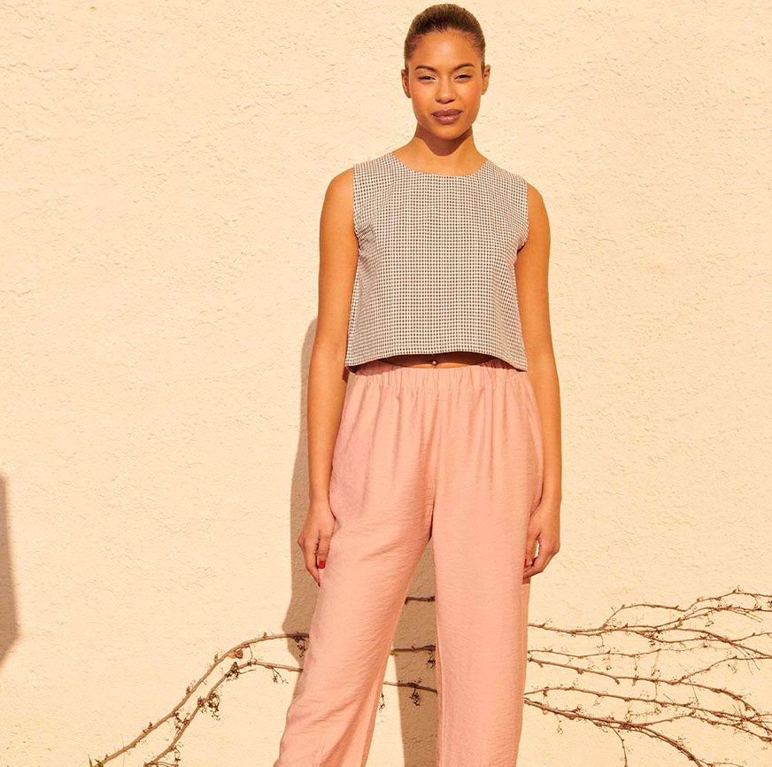 KIT DE COUTURE PANTALON ELVIRA ROSE