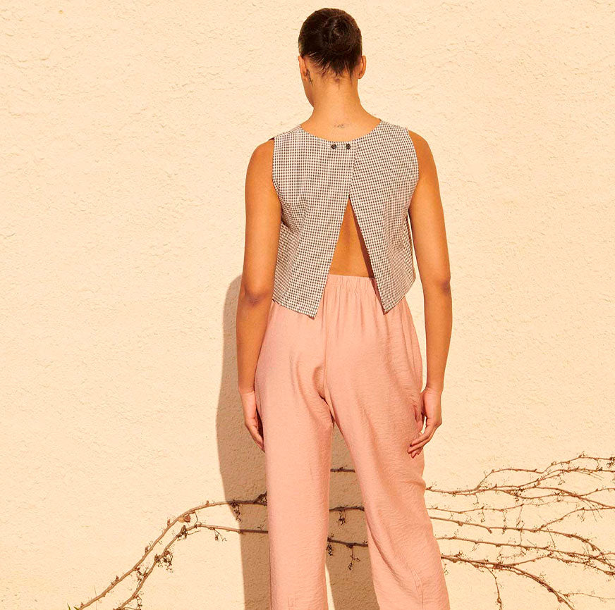 KIT DE COUTURE PANTALON ELVIRA ROSE