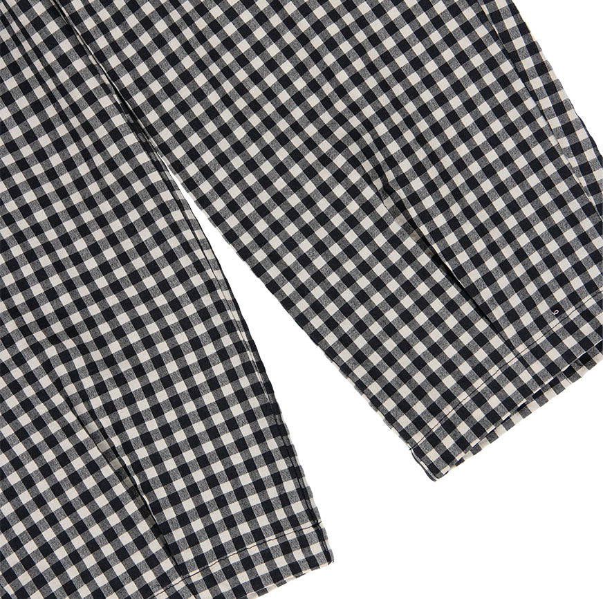 KIT DE COUTURE PANTALON ELVIRA VICHY NOIR ET BLANC