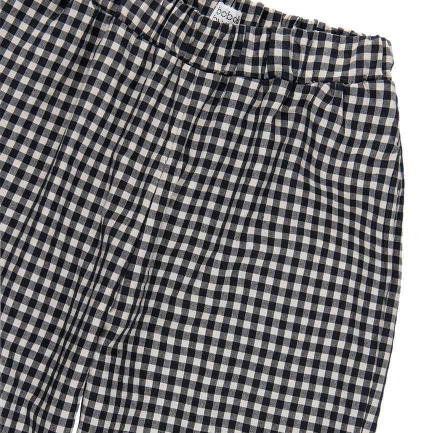 KIT DE COUTURE PANTALON ELVIRA VICHY NOIR ET BLANC