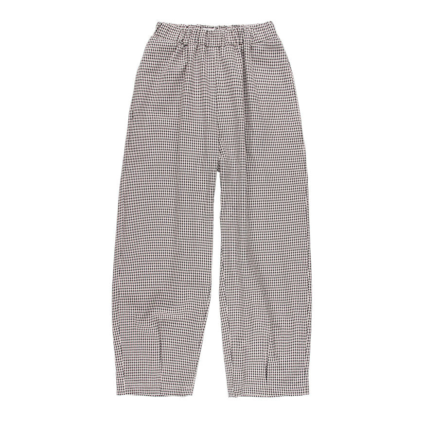 KIT DE COUTURE PANTALON ELVIRA MICRO VICHY NOIR