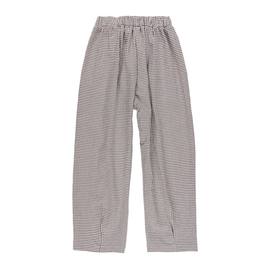 KIT DE COUTURE PANTALON ELVIRA MICRO VICHY NOIR