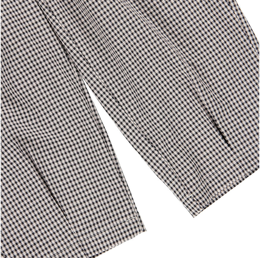 KIT DE COUTURE PANTALON ELVIRA MICRO VICHY NOIR