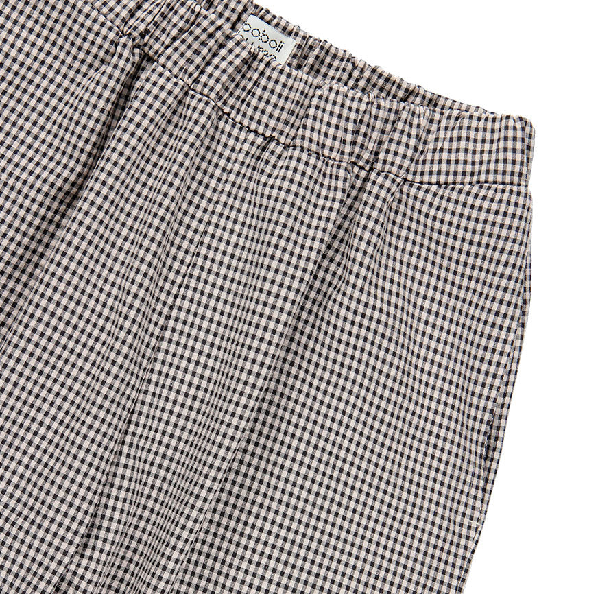 KIT DE COUTURE PANTALON ELVIRA MICRO VICHY NOIR