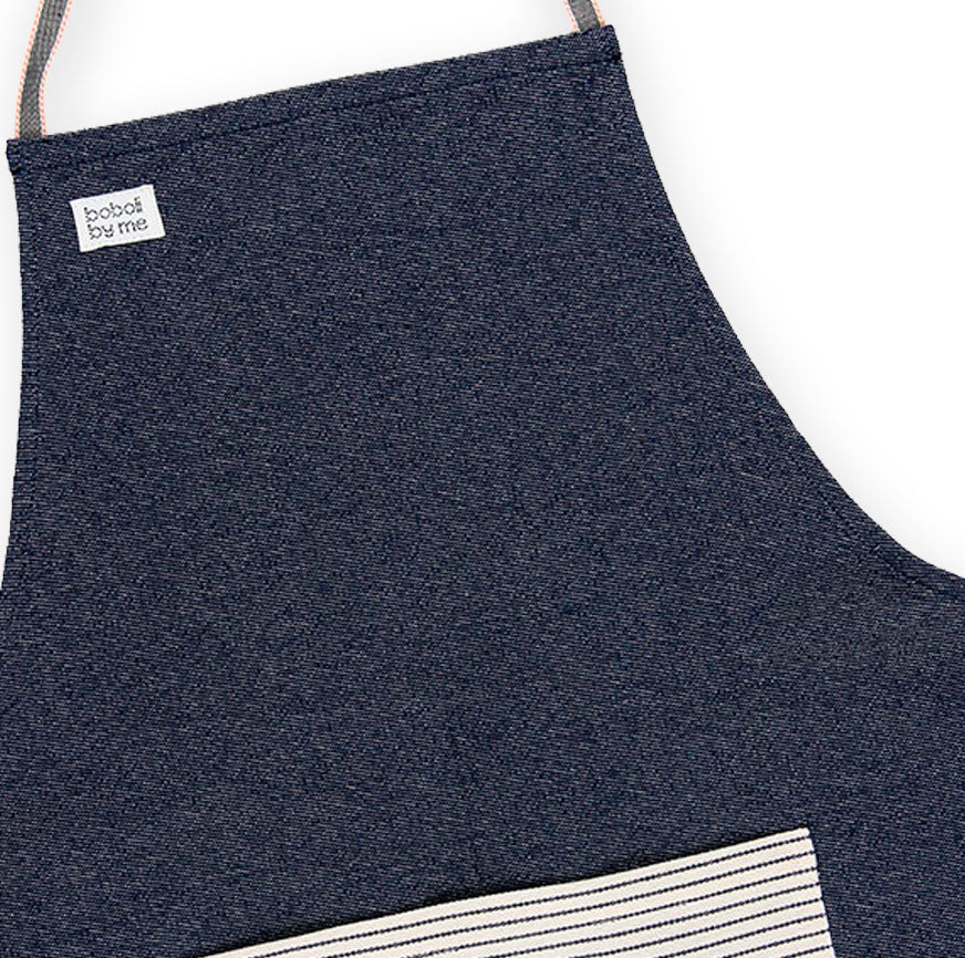 KIT DE COUTURE TABLIER FERRAN DENIM FONCÉ
