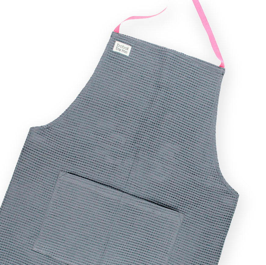 KIT COSTURA DELANTAL FERRAN GRIS AZULADO