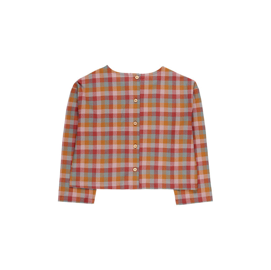 SEWING KIT GALA BLOUSE MULTICOLOR CHECKERED