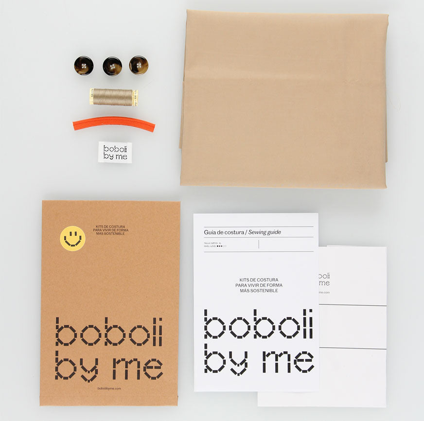 KIT COSTURA CHAQUETA WORKER IRIS CAMEL