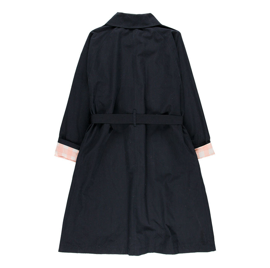 KIT DE COUTURE TRENCH JACKIE BLEU MARINE ET ROSE