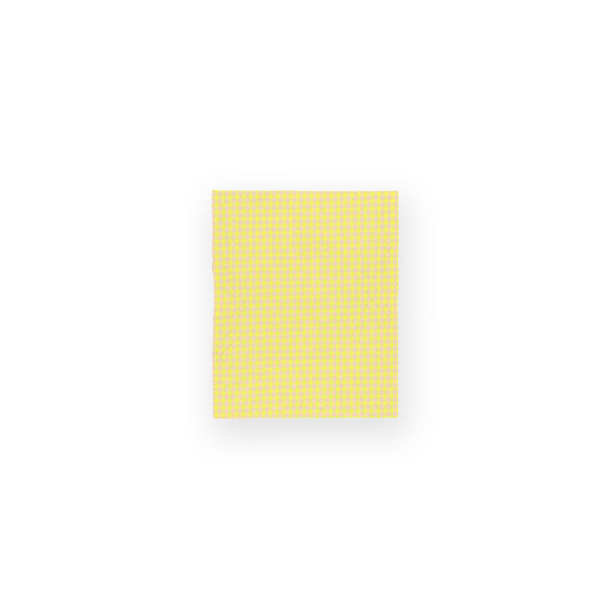 KIT COSTURA PORTA TARTAS JAMIE VICHY AMARILLO FLUOR