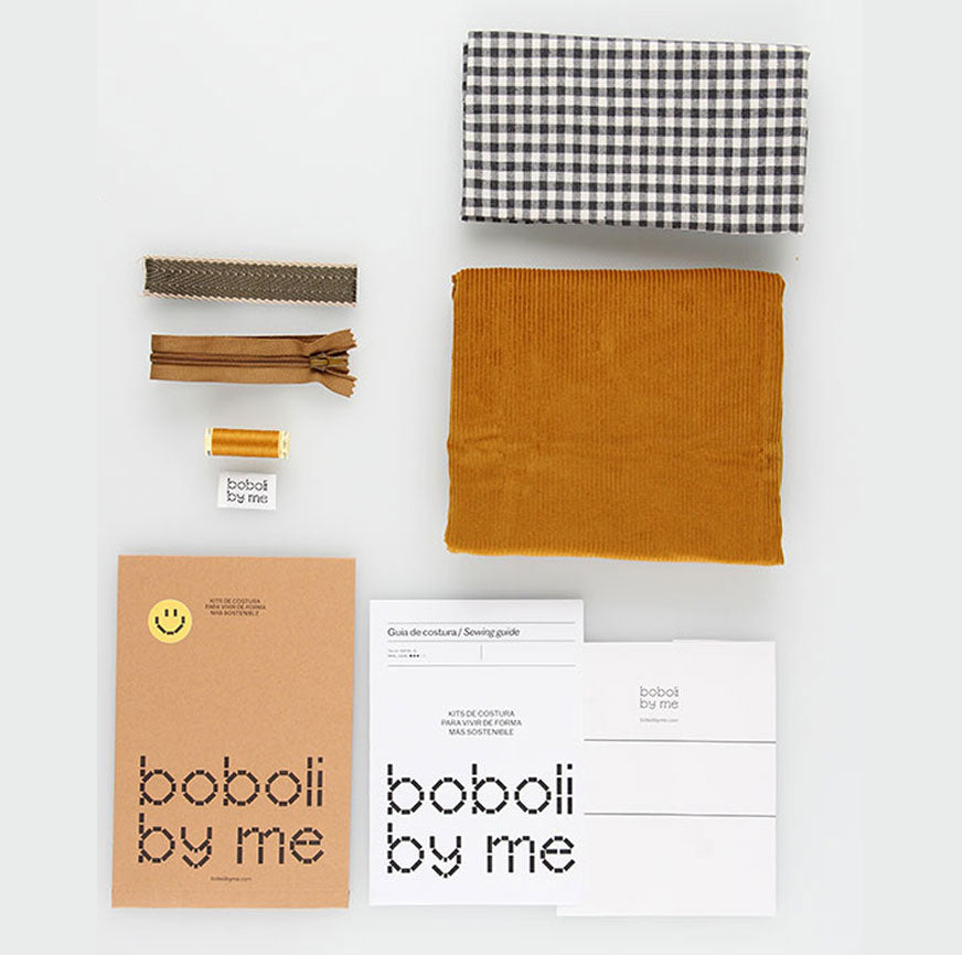 KIT DE COUTURE SAC DE VOYAGE JONES MOUTARDE