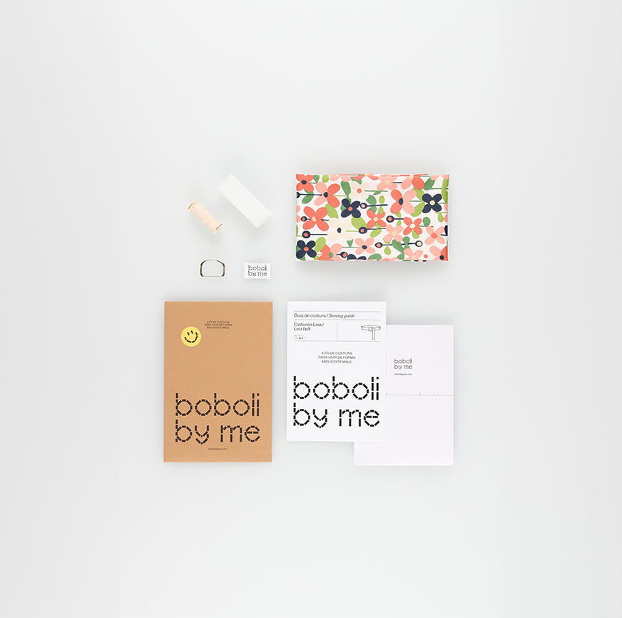 KIT COSTURA CINTURÓN LEIA FLORES JARDÍN