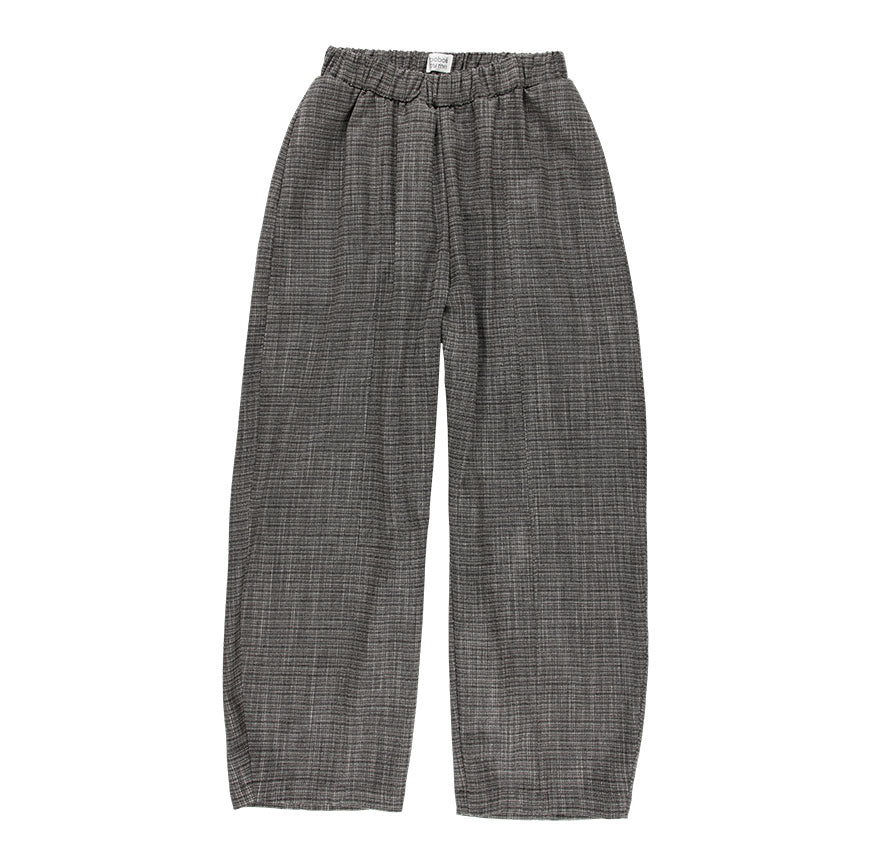 KIT DA CUCITO LENA PANTALONI NERI A QUADRI