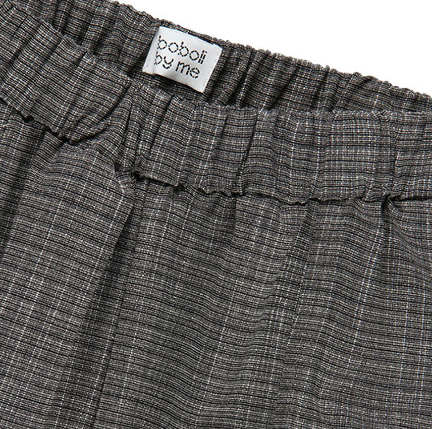 KIT DA CUCITO LENA PANTALONI NERI A QUADRI