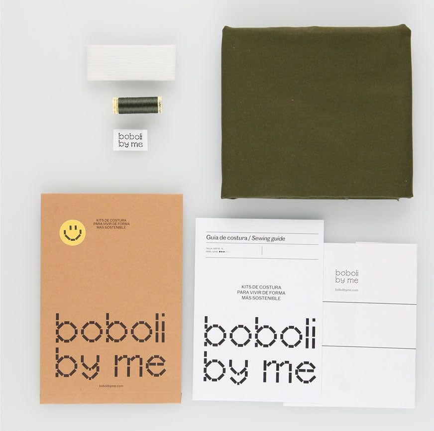 KIT DA CUCITO PANTALONI LENA VERDE AVOCADO