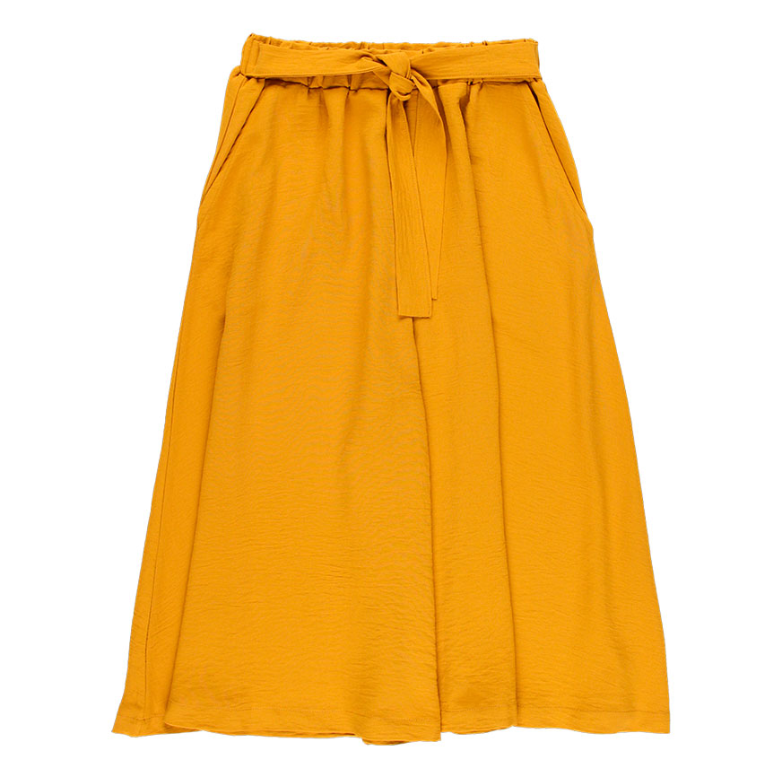 SEWING KIT MUSTARD LINEN PANTS
