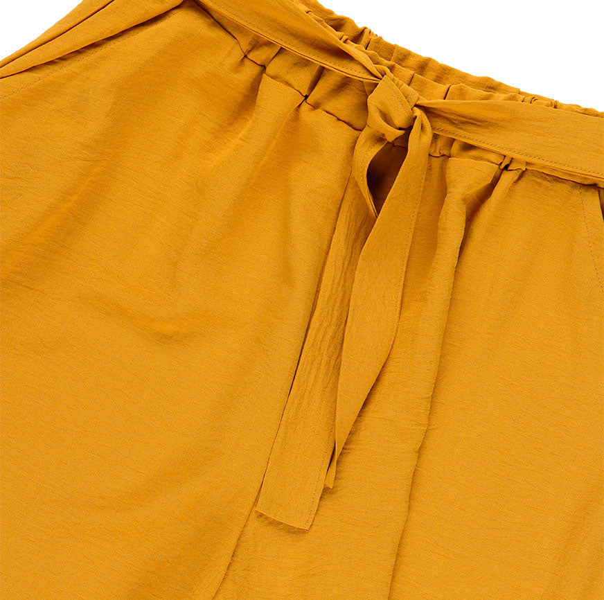SEWING KIT MUSTARD LINEN PANTS