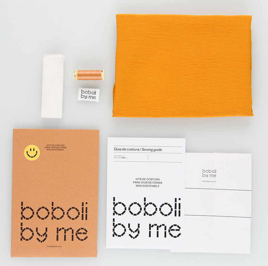 SEWING KIT MUSTARD LINEN PANTS