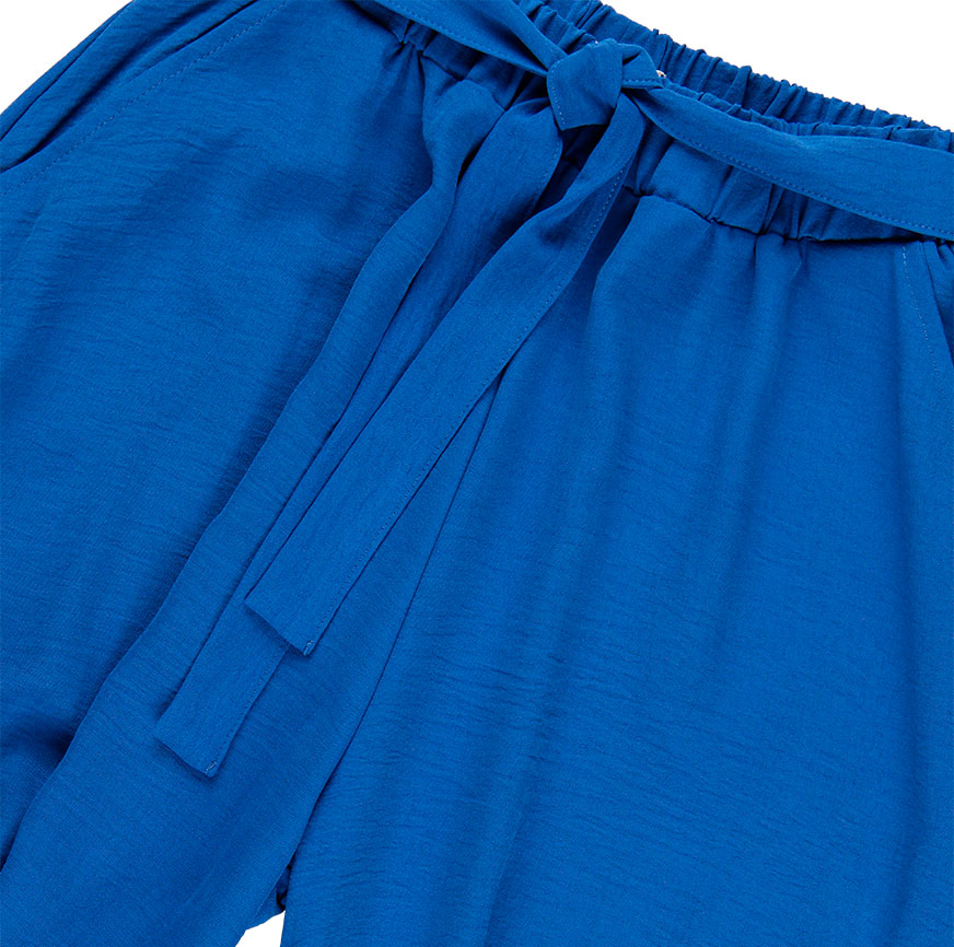 KIT DA CUCIRE PER PANTALONI LINA BLU