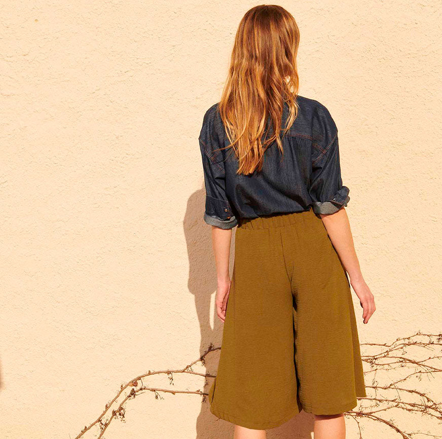 KHAKI LINEN PANTS SEWING KIT