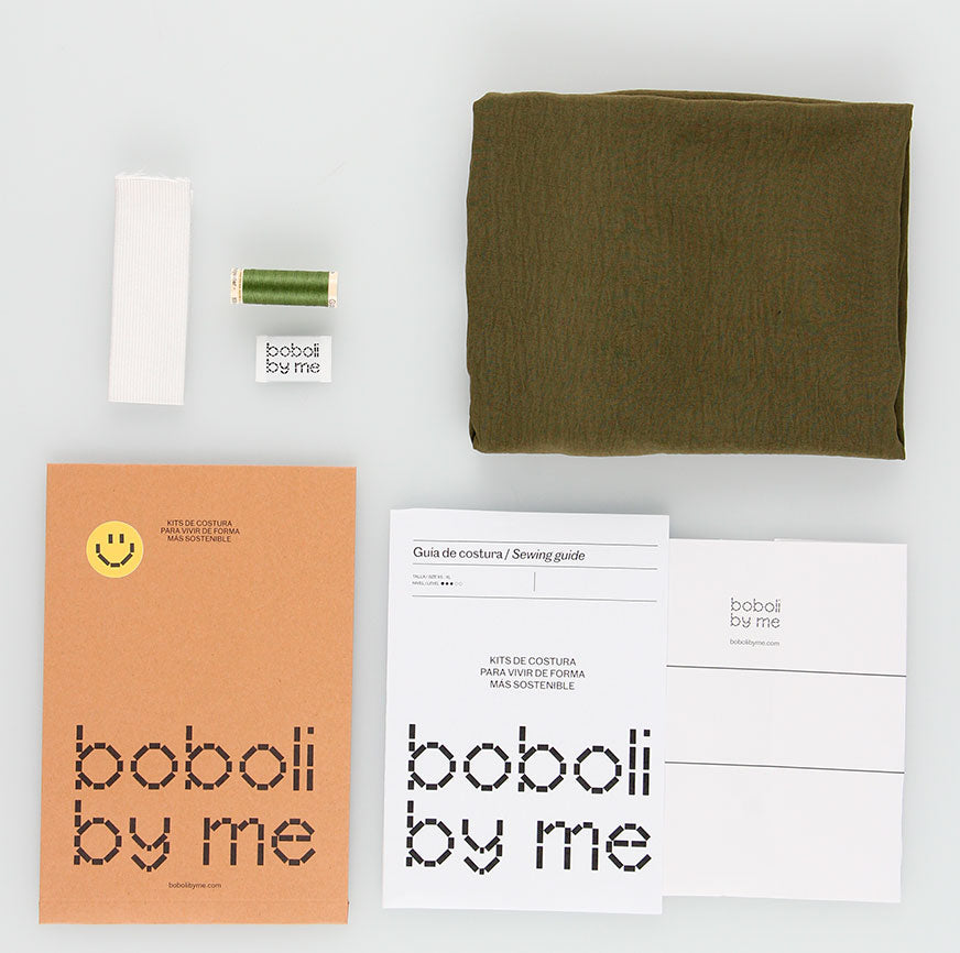 KHAKI LINEN PANTS SEWING KIT