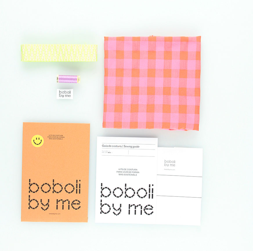 KIT DA CUCITO PER BORSA LOLA EDIZIONE SPECIALE MALVA E ROSA