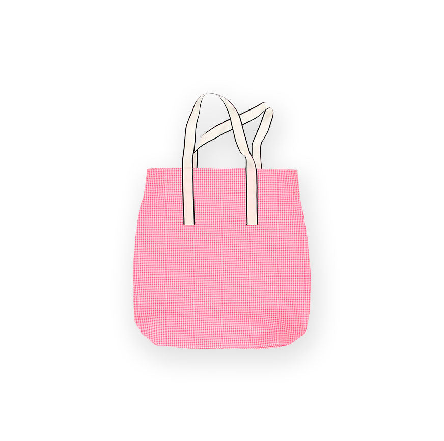 KIT COSTURA BOLSA TOTE LOLA MICRO VICHY ROSA FLUOR