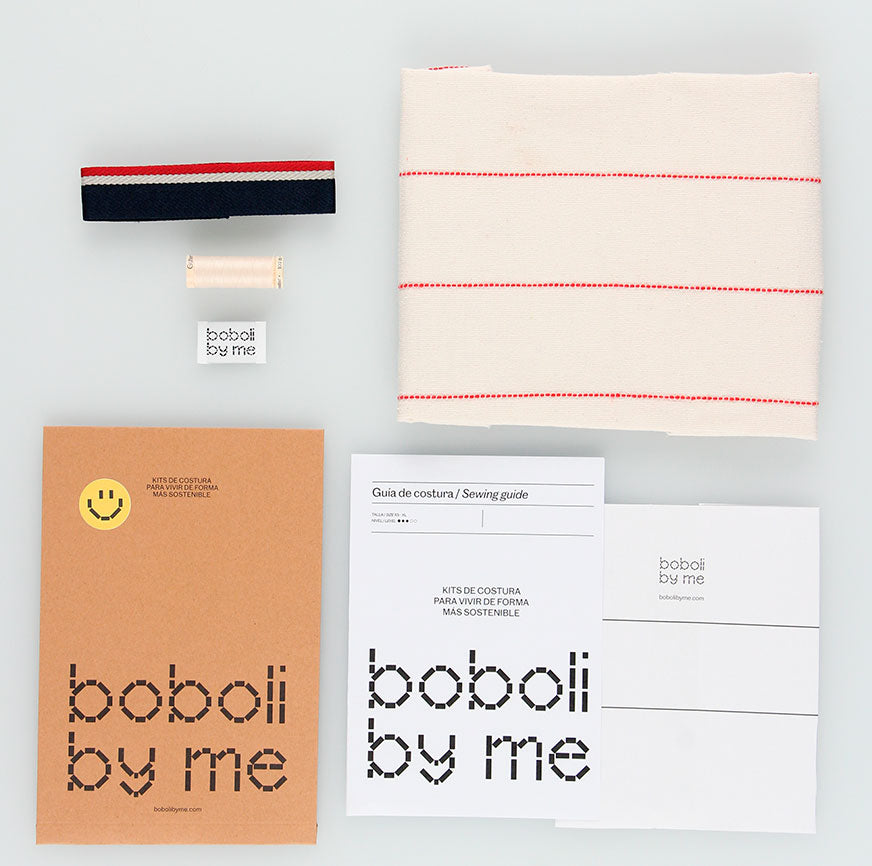 KIT COSTURA BOLSA LOLA SPECIAL EDITION RAYAS ROJAS