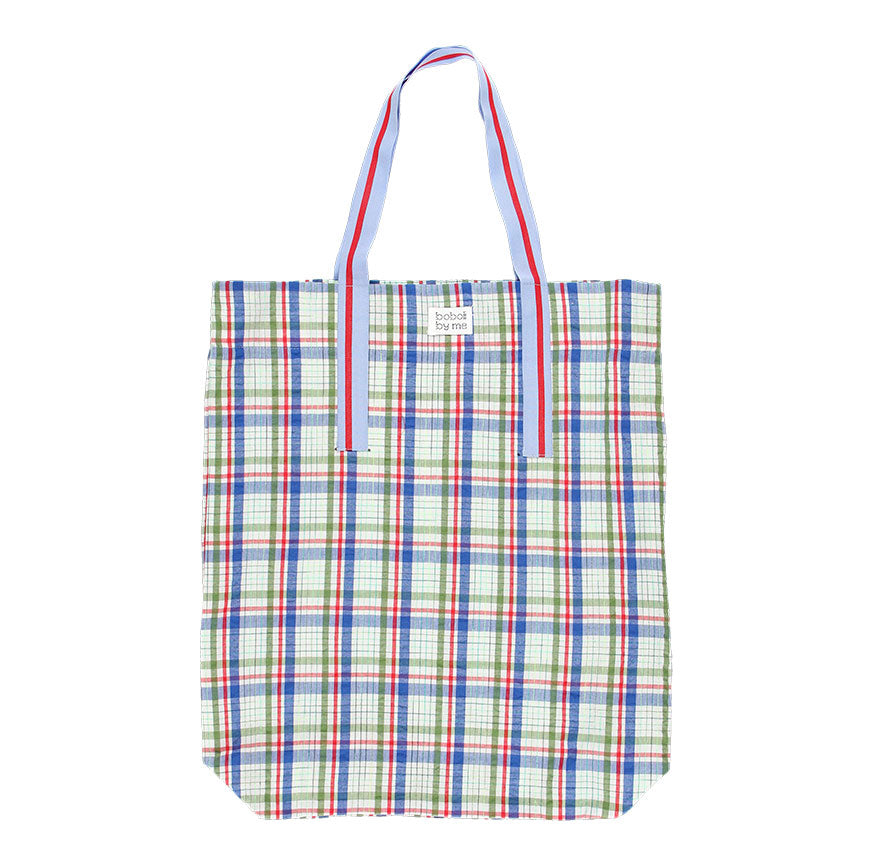 KIT COSTURA BOLSA LOLA SPECIAL EDITION CUADROS AZUL, ROJO Y VERDE